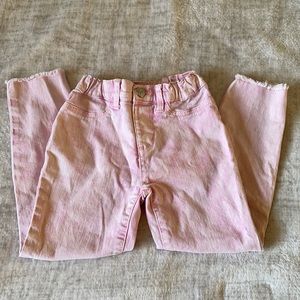 Girls OshKosh Pink Acid Wash Jeans. Size 6/6X